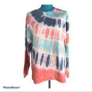 American Eagle tie dye Summer Fleece sweatshirt